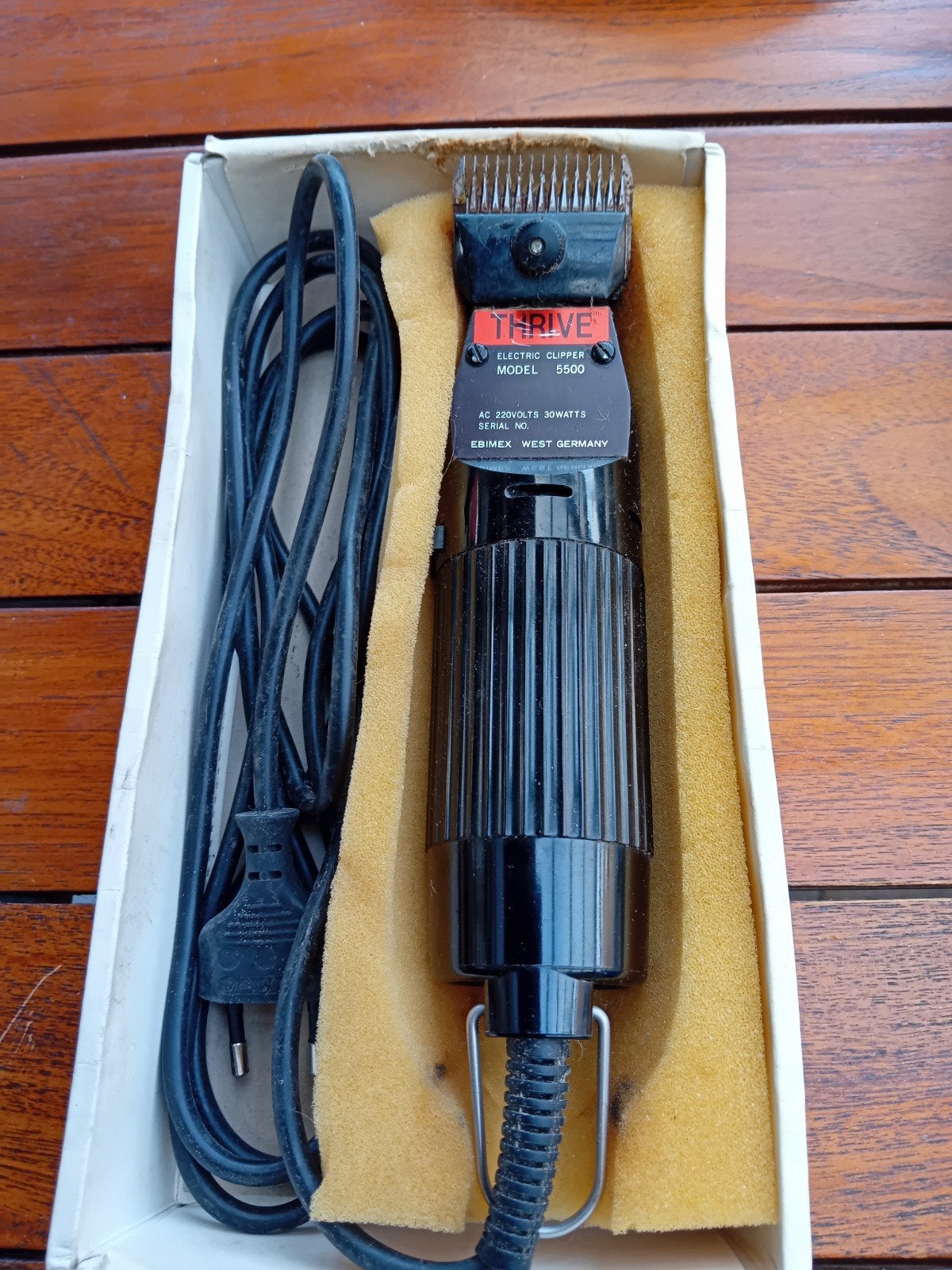 Thrive Model 5500 Elektrische Tondeuse - Vintage, Ophalen of Verzenden, Gebruikt, Scheren en Epileren