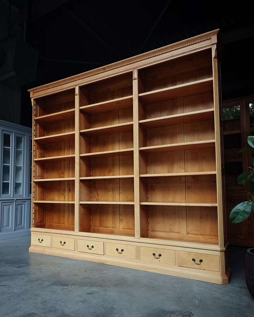 Geweldige grote klassieke boekenkast | Bibliotheekkast #3433, Gebruikt, -, 200 cm of meer, -