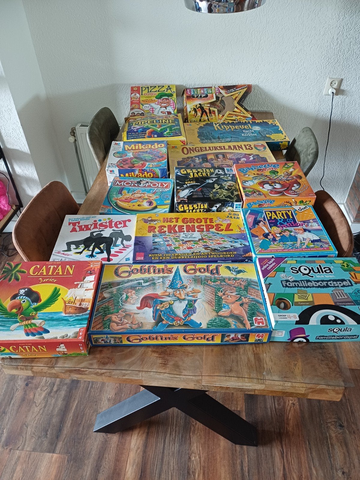 Grote collectie kinder bordspellen - Diverse titels, Een of twee spelers, Ophalen, Gebruikt