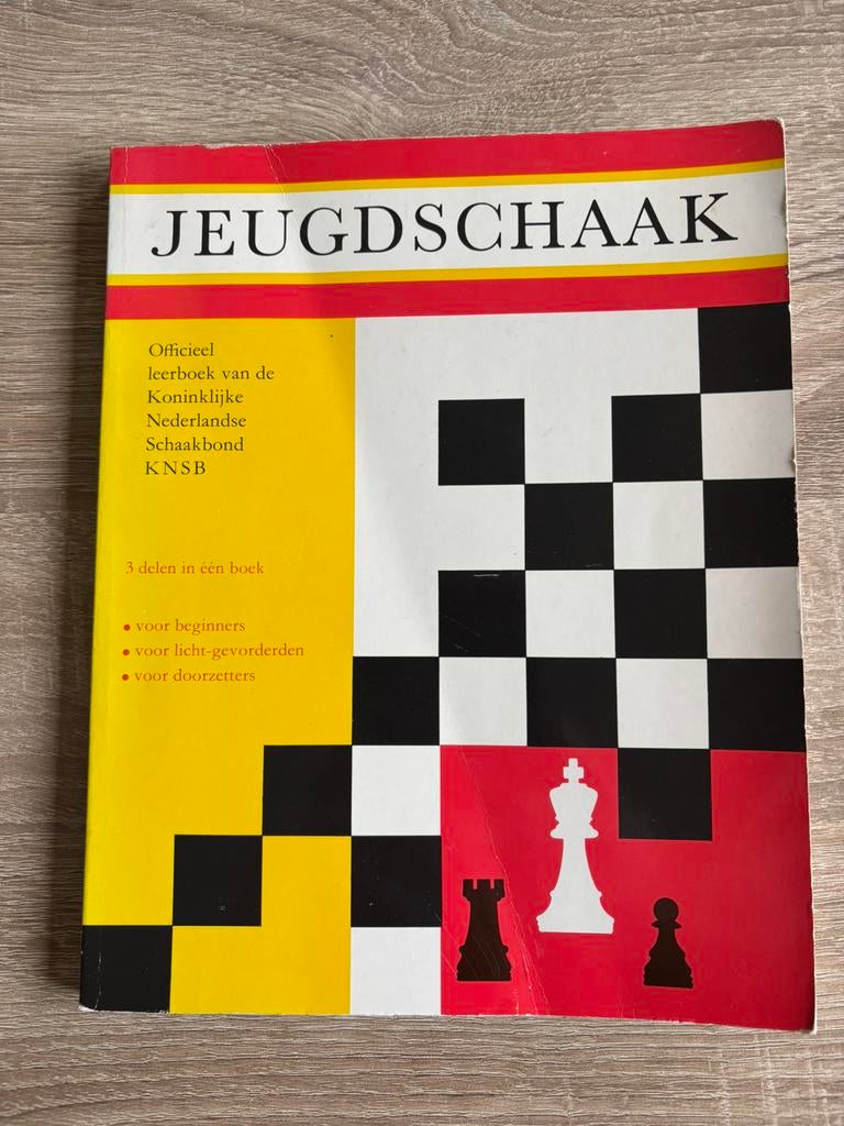 Jeugdschaak Leerboek Schaken voor beginners, Ophalen of Verzenden, Minder dan 500 stukjes, Zo goed als nieuw, Schaken