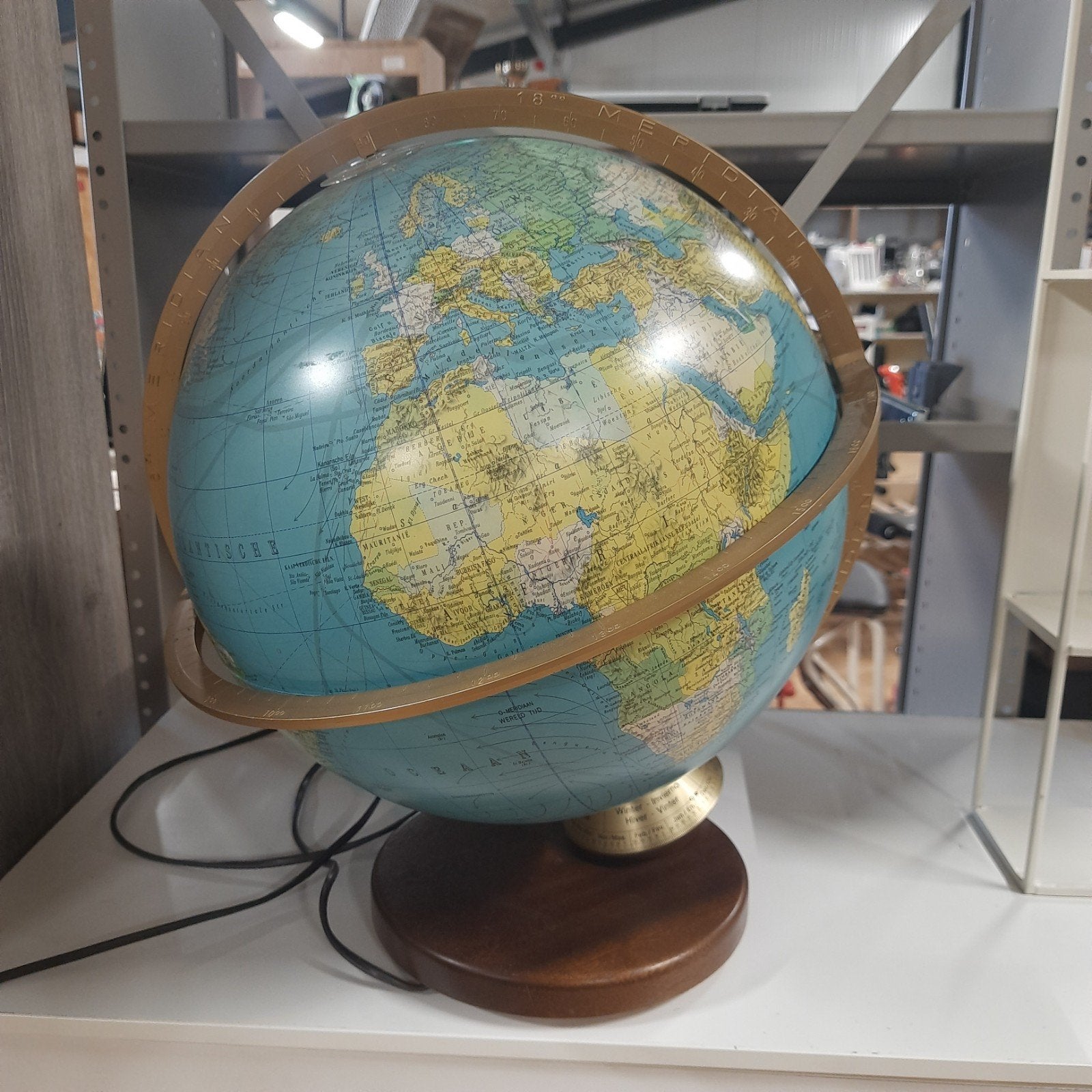 Columbus Duplex Wereldbol - Verlicht en Educatief, Ophalen of Verzenden, 32 cm