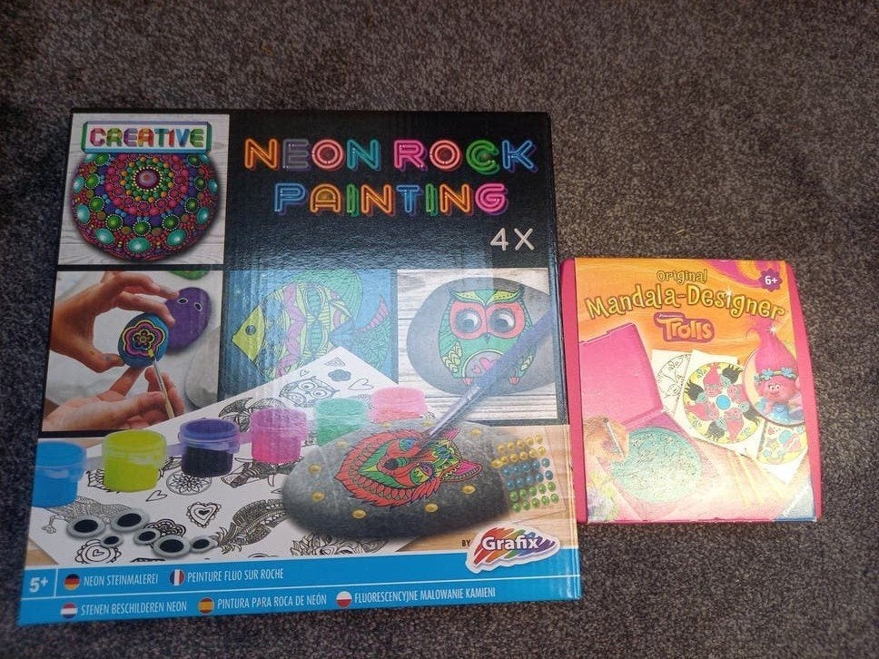 Stenen Schilderen & Trolls Mandala Designer Knutselsets, Fantasie, Nieuw, Ophalen of Verzenden, Educatief