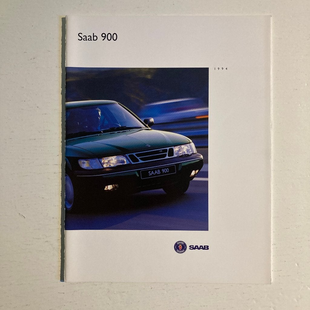 Saab 900 folder / brochure uit 1993, Ophalen of Verzenden, Gelezen, Overige merken