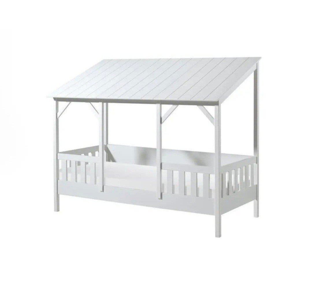 Huisbed Vipack - Gebruikt maar in goede staat, Huis en Inrichting, Gebruikt, 90 cm, Eenpersoons, Wit