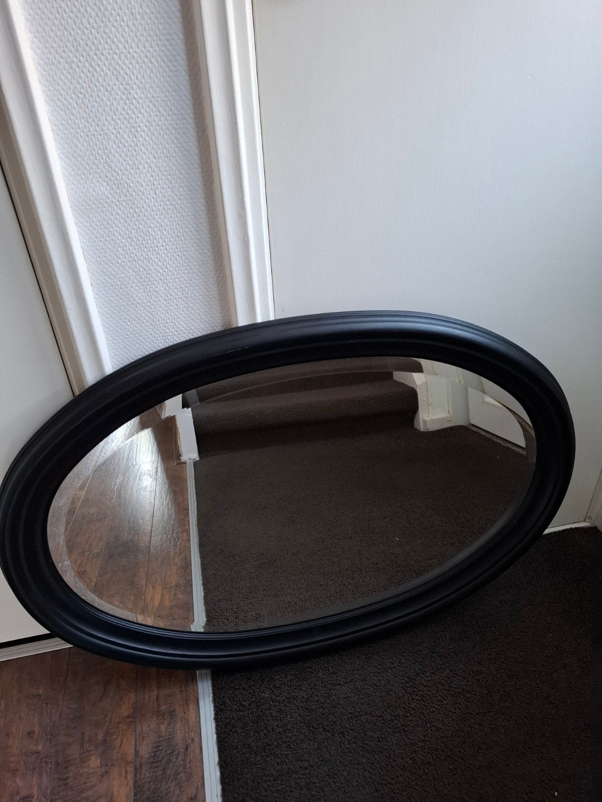 oude spiegel ovaal, Huis en Inrichting, Ophalen, Gebruikt, Minder dan 100 cm, Ovaal
