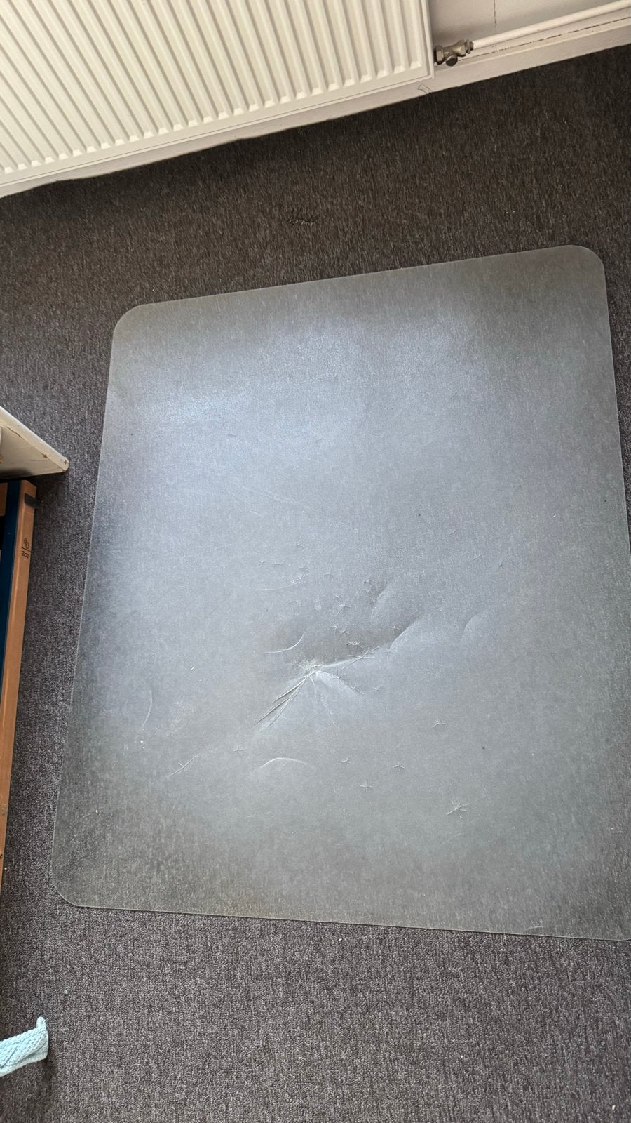 Bureaustoelmat 120x100cm, 1.5mm dikte, Ophalen, Gebruikt