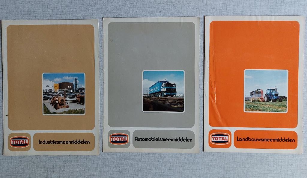 Brochures / Folders TOTAL Smeermiddelen, Boeken, Ophalen of Verzenden, Gelezen, Overige merken