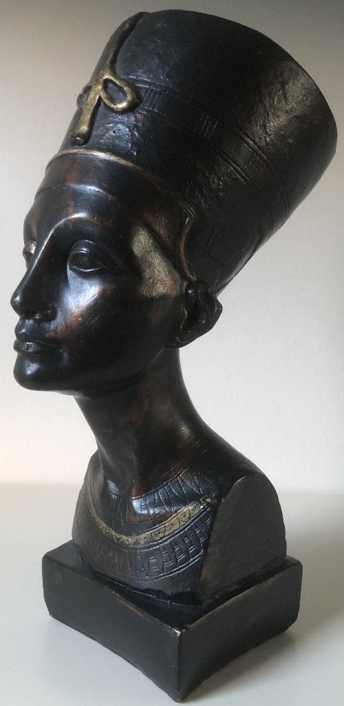 BEELD - NEFERTITI - GROOT BEELD, 30 CM HOOG, Ophalen of Verzenden