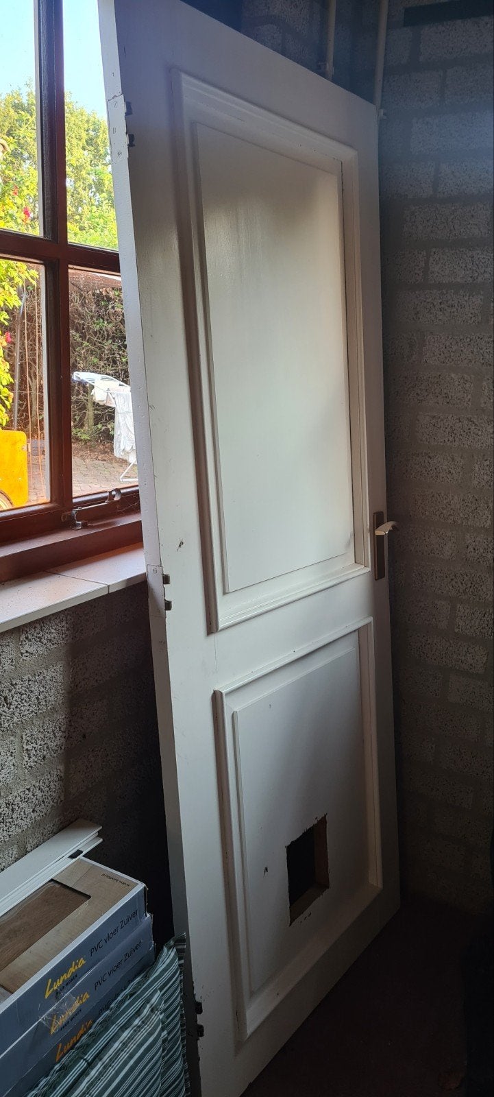 Gratis hardhouten deur en honingraat deur, Ophalen, Gebruikt, Binnendeur, 200 tot 215 cm