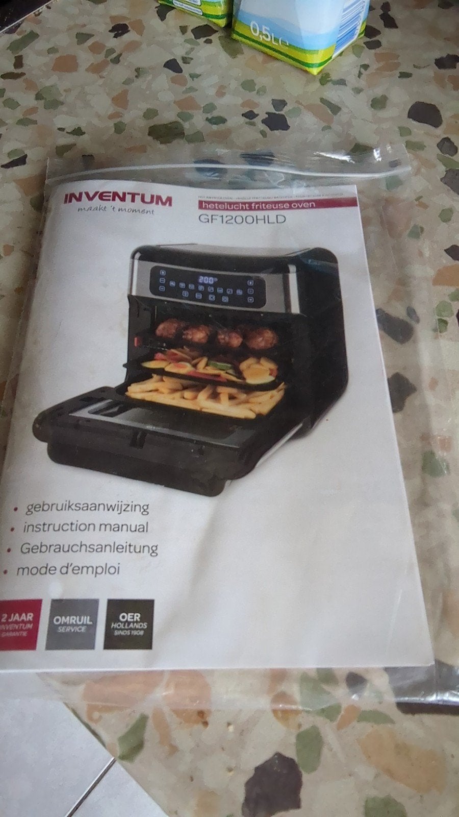 Inventum Hetelucht Friteuse Oven - Nieuw met accessoires, Ophalen, Nieuw, Airfryer