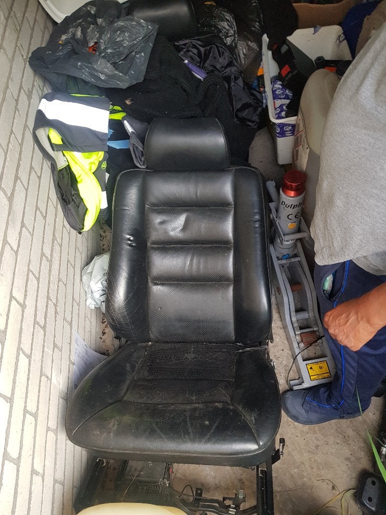 Mercedes w124 leren stoelen, Auto-onderdelen, Interieur en Bekleding, Ophalen, Gebruikt, Mercedes-Benz
