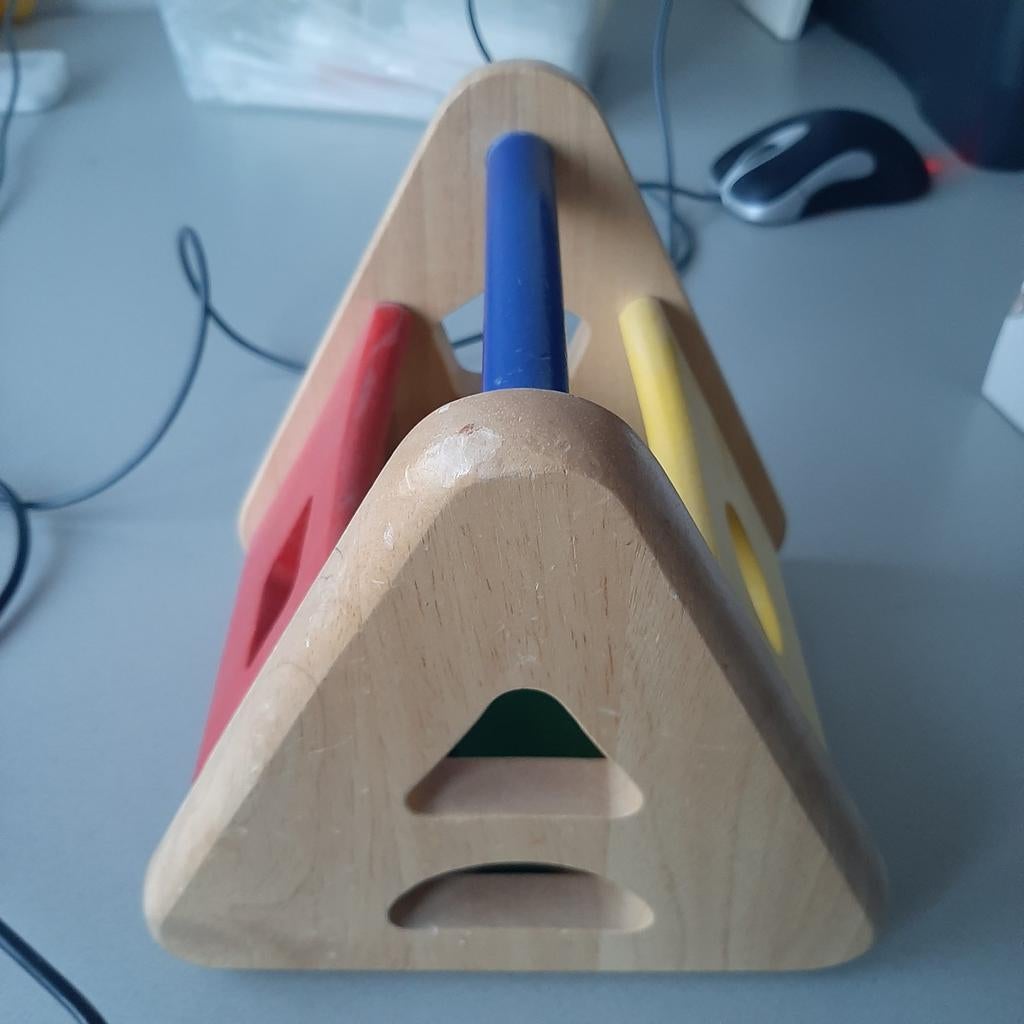 Houten 3D puzzel vormenstoof Pintoy, Ophalen of Verzenden