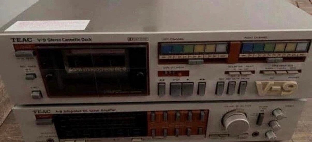 Teac V9 Cassettedeck en A9 Amplifier (ook los te koop), Ophalen