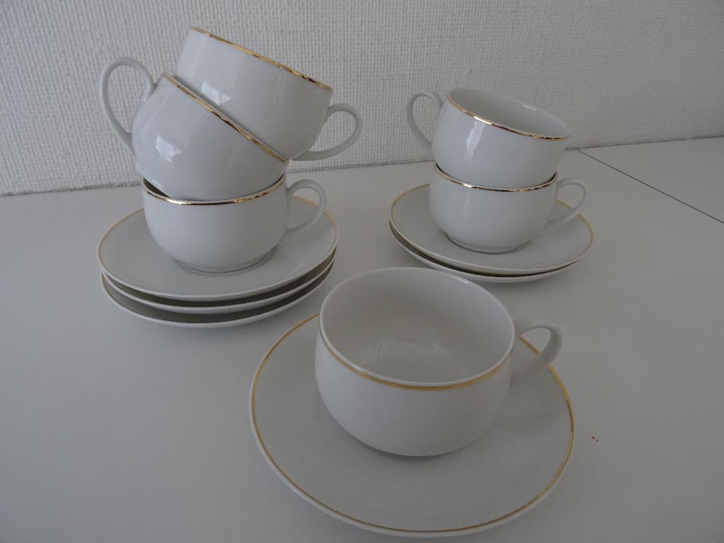 Espresso of Mokkakopjes Tirschenreuth Germany 6 stuks, Antiek en Kunst, Ophalen of Verzenden