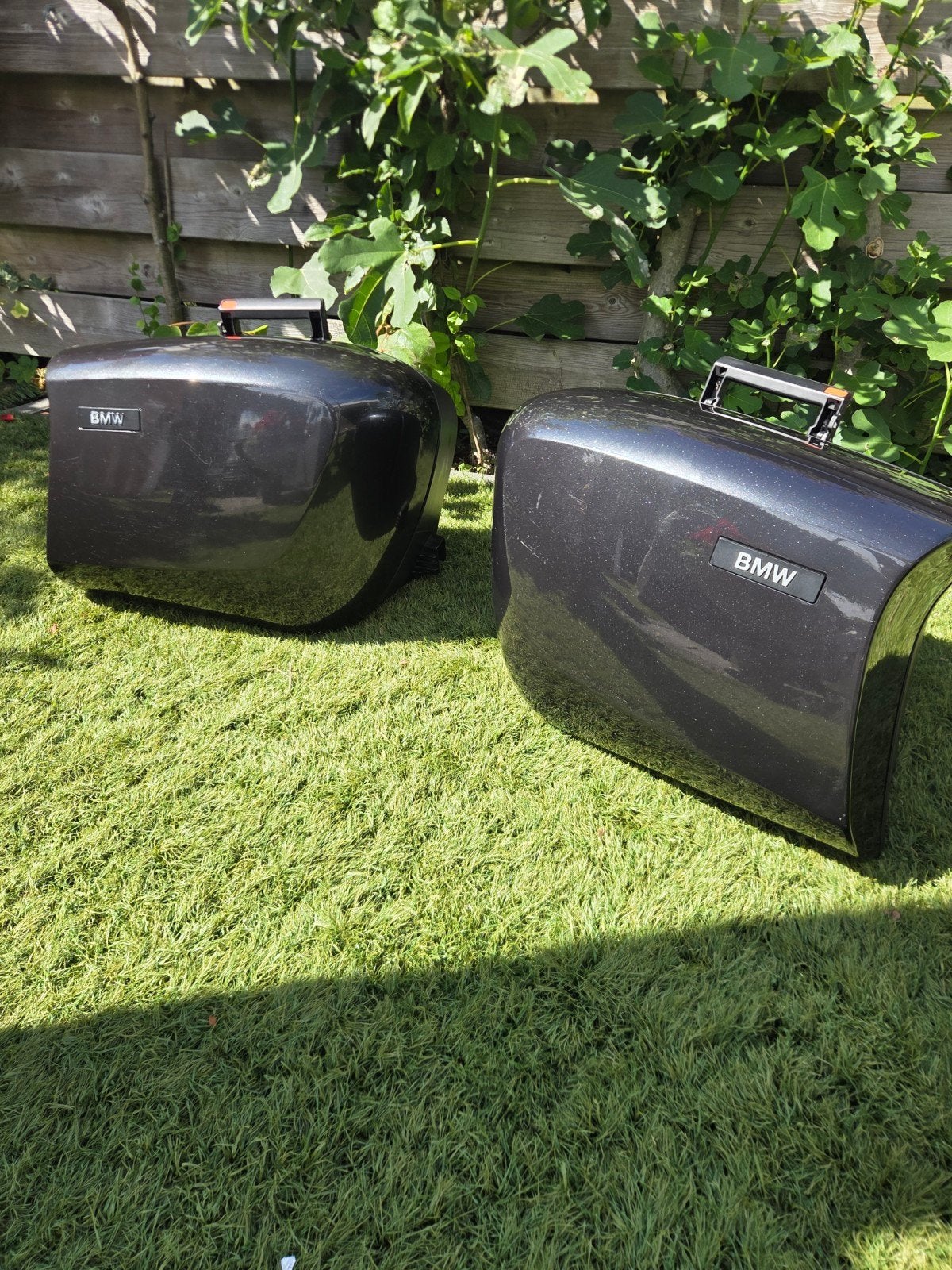 BMW R 1200 RT Zijkoffers  in de kleur antraciet, Ophalen, Gebruikt