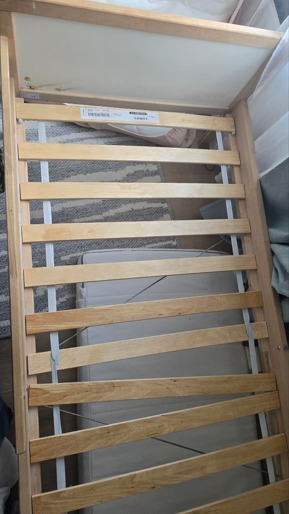 Houten kinderbed met lattenbodem, Ophalen of Verzenden