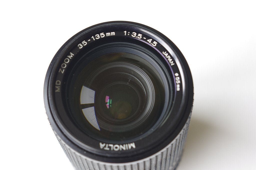 Minolta MD Zoomlens 35-135mm, F3,5-4,5, Ophalen of Verzenden, Gebruikt, Standaardlens, Zoom