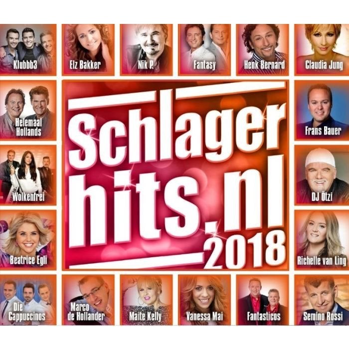 Schlagerhits nl 2018 - 2CD, Verzenden, Nieuw in verpakking