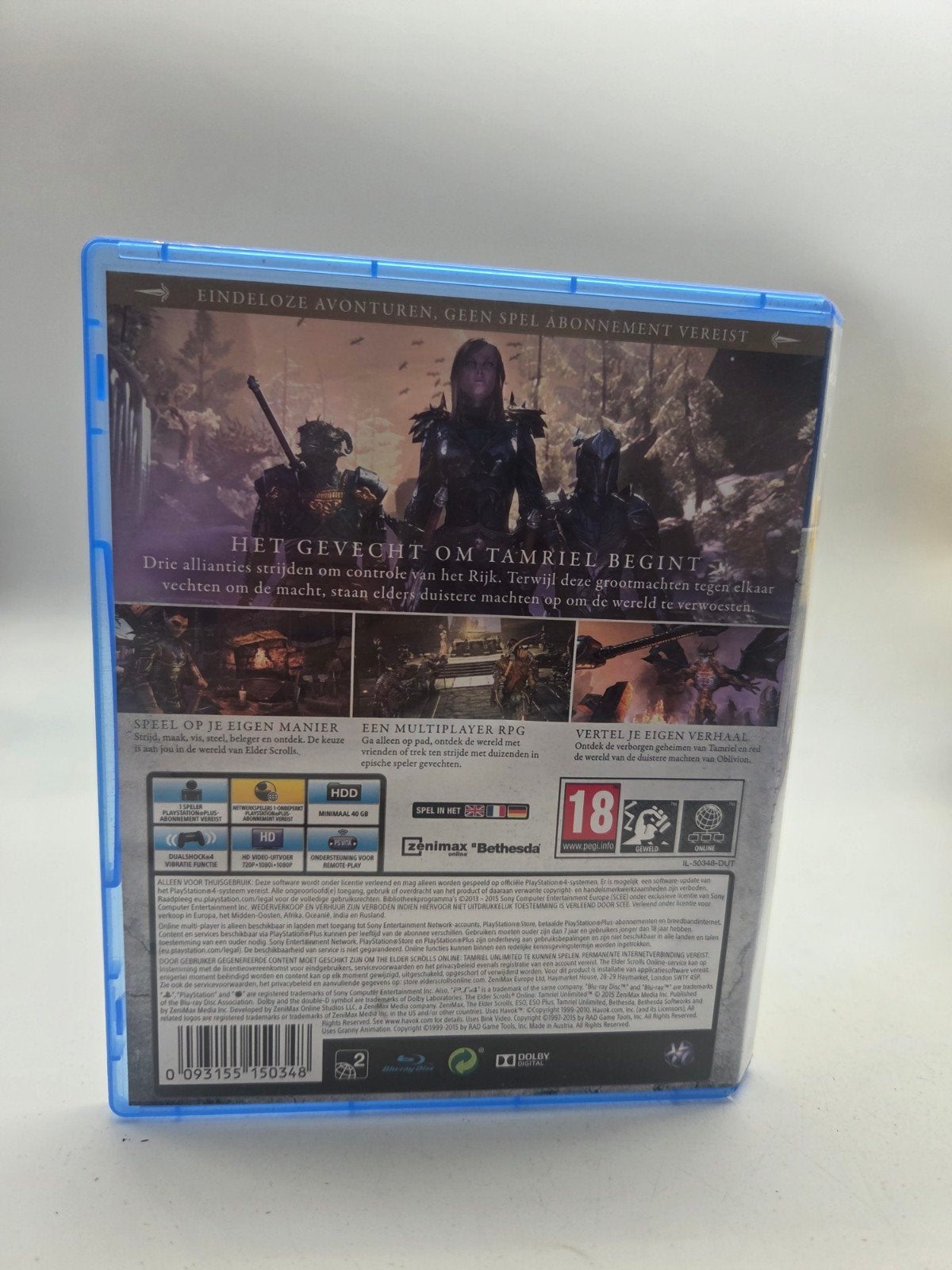 The Elder Scrolls Online: Tamriel Unlimited PS4, Online, 1370 Piccard Dr, Rockville, MD 20850, USA, Gebruikt, Vanaf 18 jaar