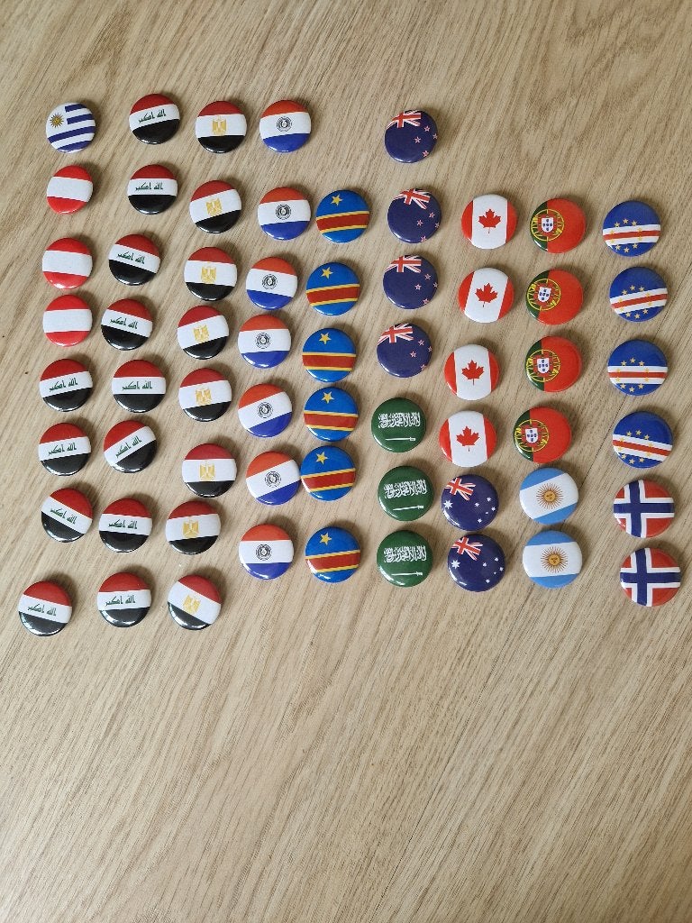 WK voetbal buttons Deka!, Verzamelen, Ophalen of Verzenden, Nieuw, Sport, Button
