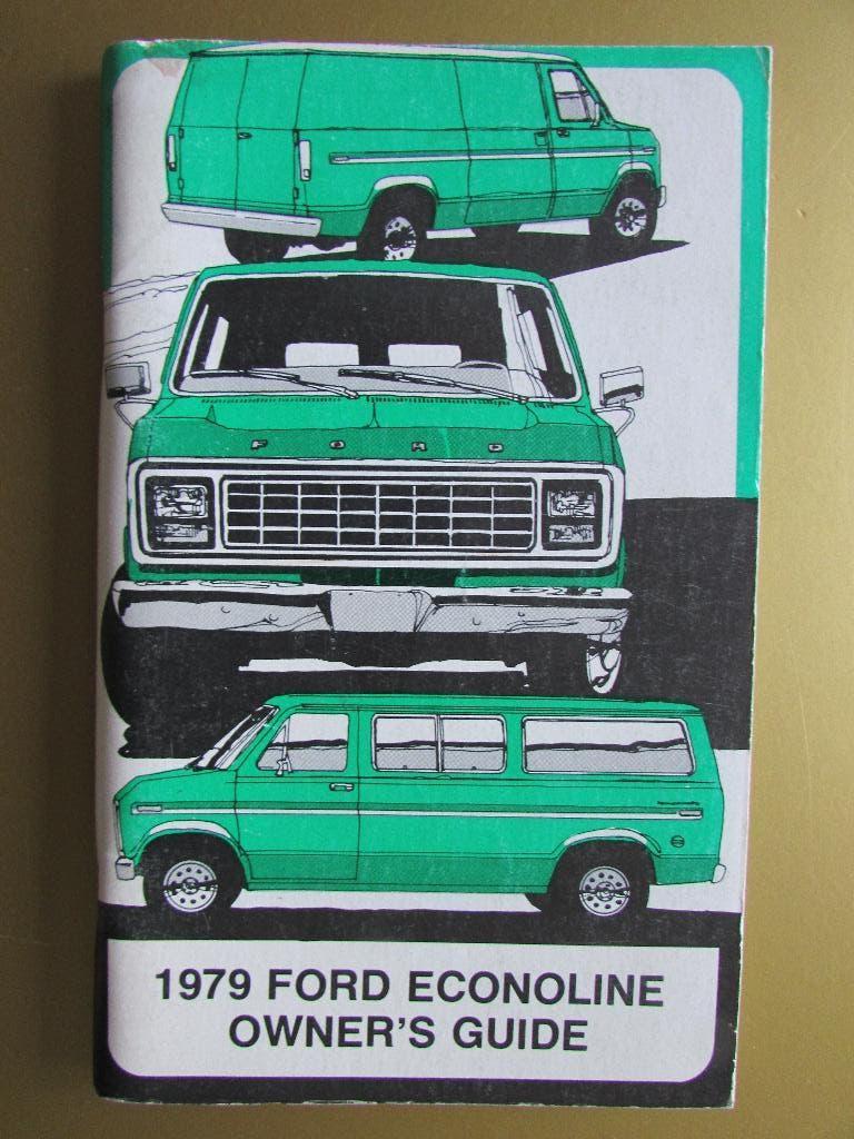1979 Ford Econoline owner's manual, Engels, Ophalen of Verzenden