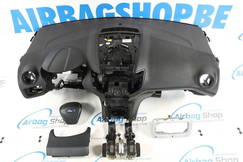 Airbag set - Dashboard zwart Ford Fiesta MK7 (2013-2017), Gebruikt, Ophalen of Verzenden