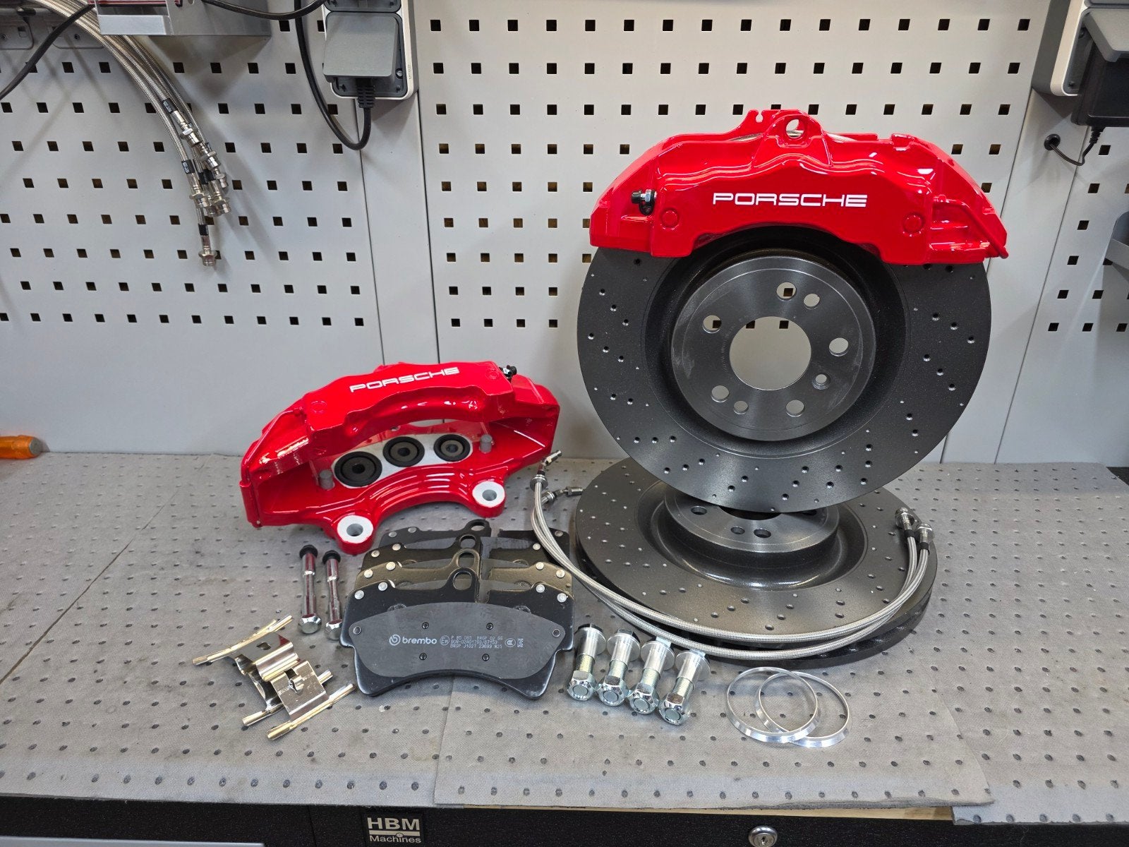 Golf 5/6/scirocco/caddy porsche z18 big brake kit, Ophalen, Porsche