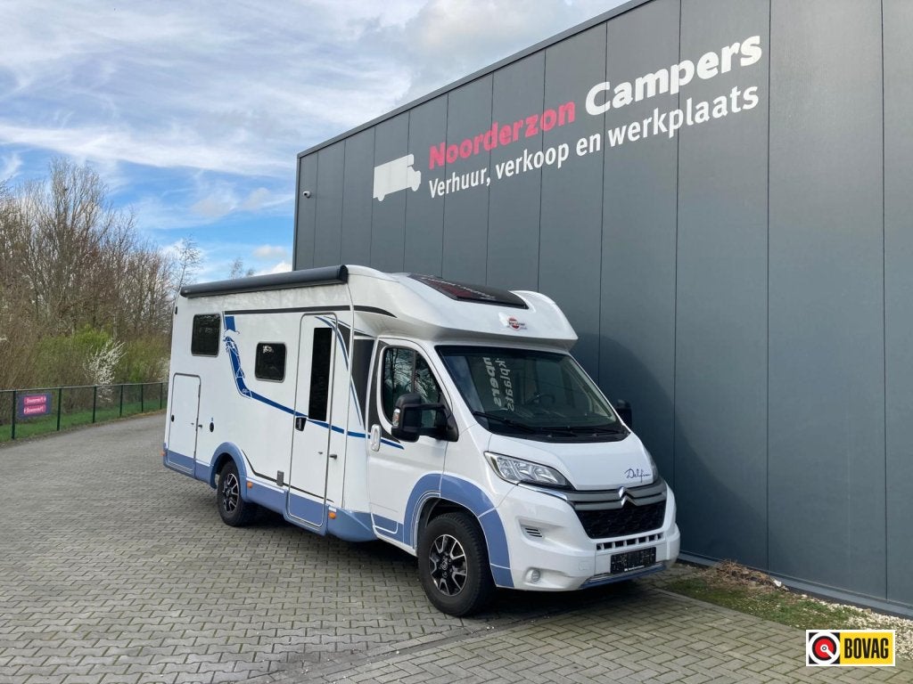 Bürstner Delfin T 690 G - navi - € 3.000 k, Caravans en Kamperen, Campers, Ringverwarming, Bedrijf, Tot en met 3, Luifel