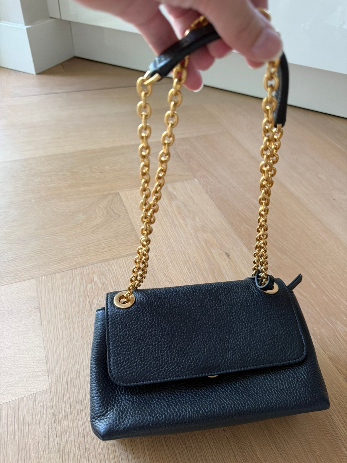 Nieuwe zwarte leren handtas Smaak Amsterdam model Sunny, Sieraden, Tassen en Uiterlijk, Tassen | Damestassen, Ophalen of Verzenden
