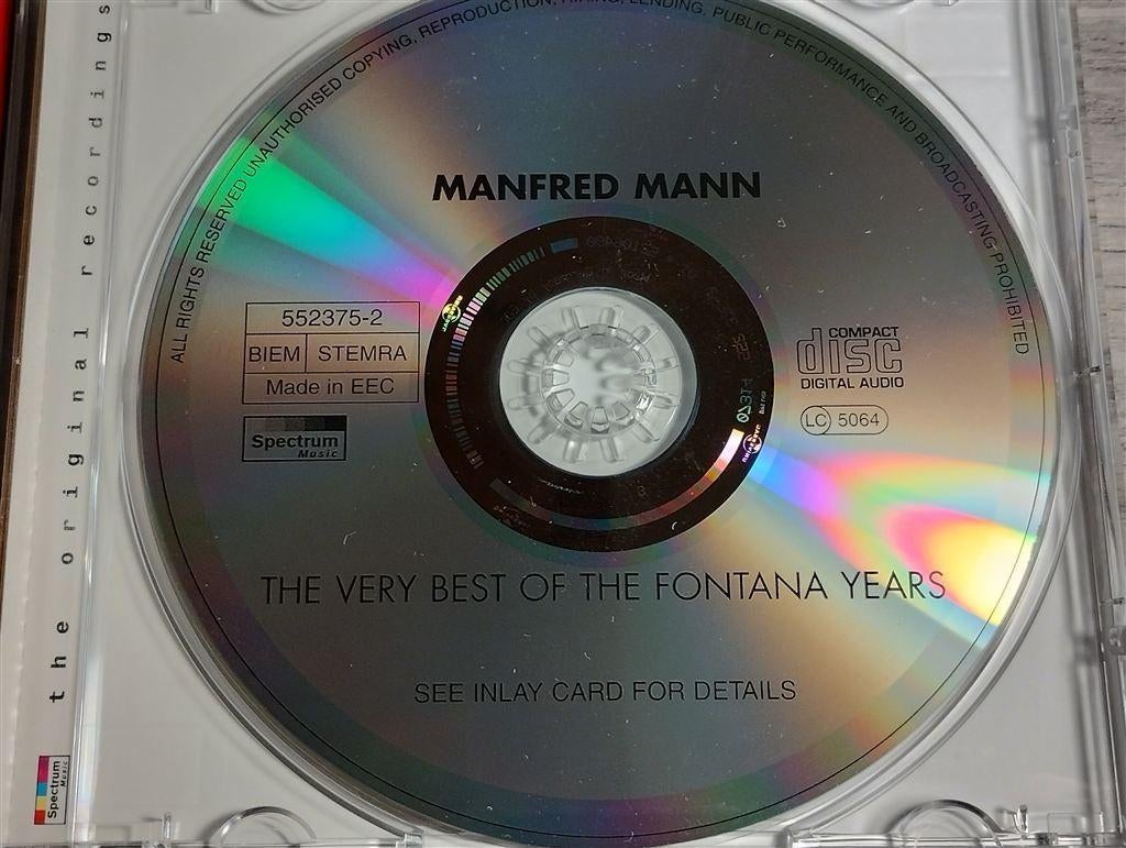 Manfred Mann - The Very Best Of The Fontana Years, Ophalen of Verzenden, Zo goed als nieuw
