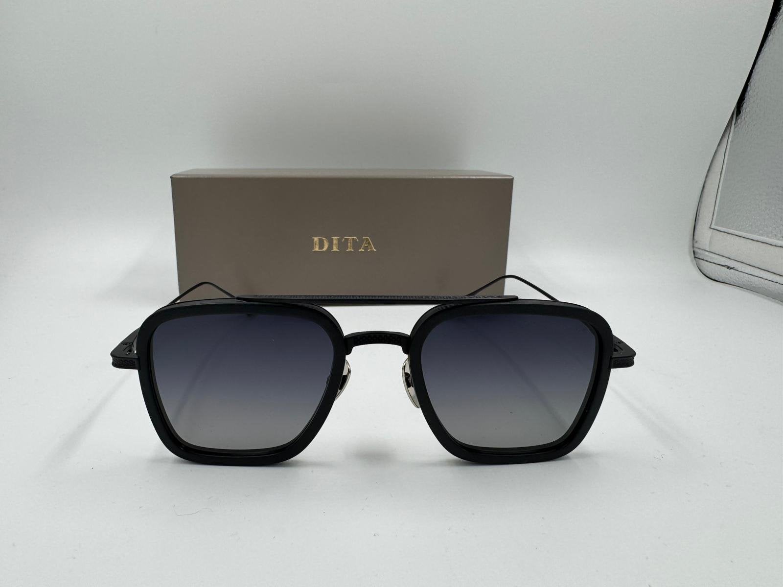 Dita Flight 006 ‘Black’, Overige merken, Zonnebril, Zwart, Nieuw