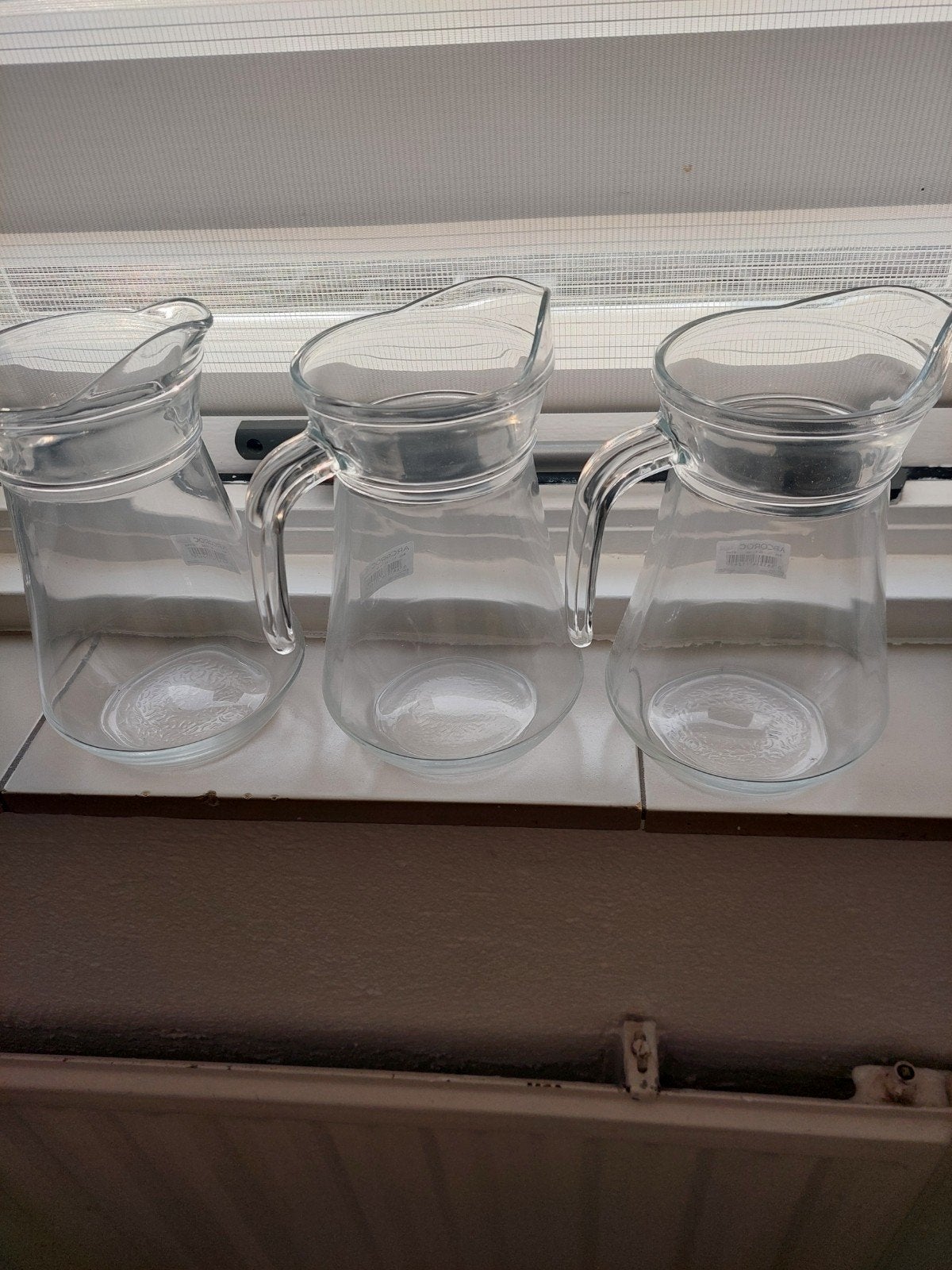 3 nieuwe water/sangria kan, Ophalen, Overige typen, Nieuw, Glas