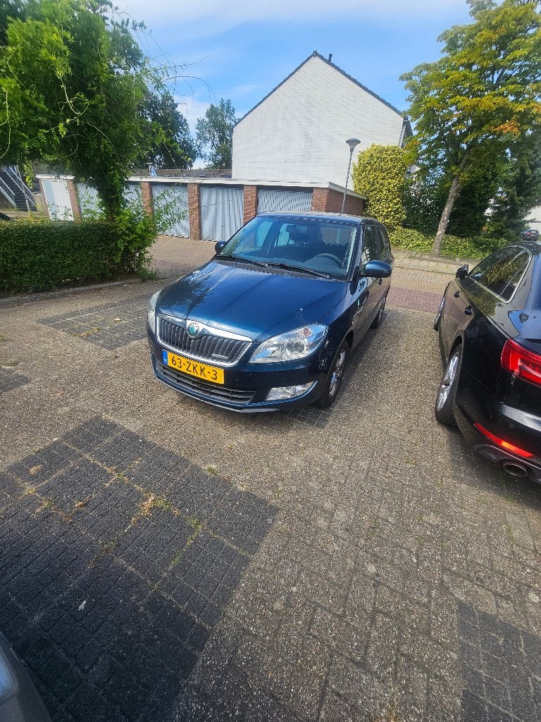 Skoda Fabia 1.2 TDI 55KW Greenline Combi 2012 Blauw, Voorwielaandrijving, Dealer onderhouden, 1199 cc, Blauw