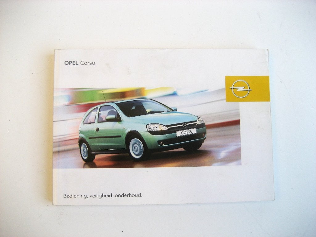Handleiding / instructieboekje Opel Corsa C, Ophalen