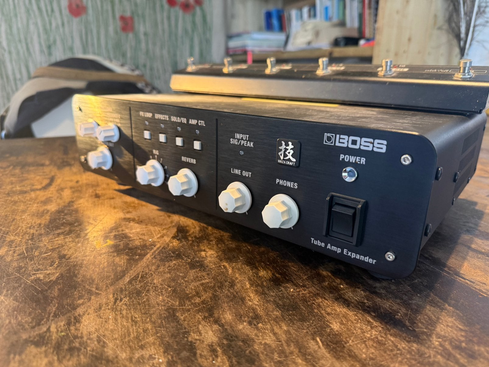Boss Waza Tube amp expander incl GA-FC, Ophalen of Verzenden, Zo goed als nieuw