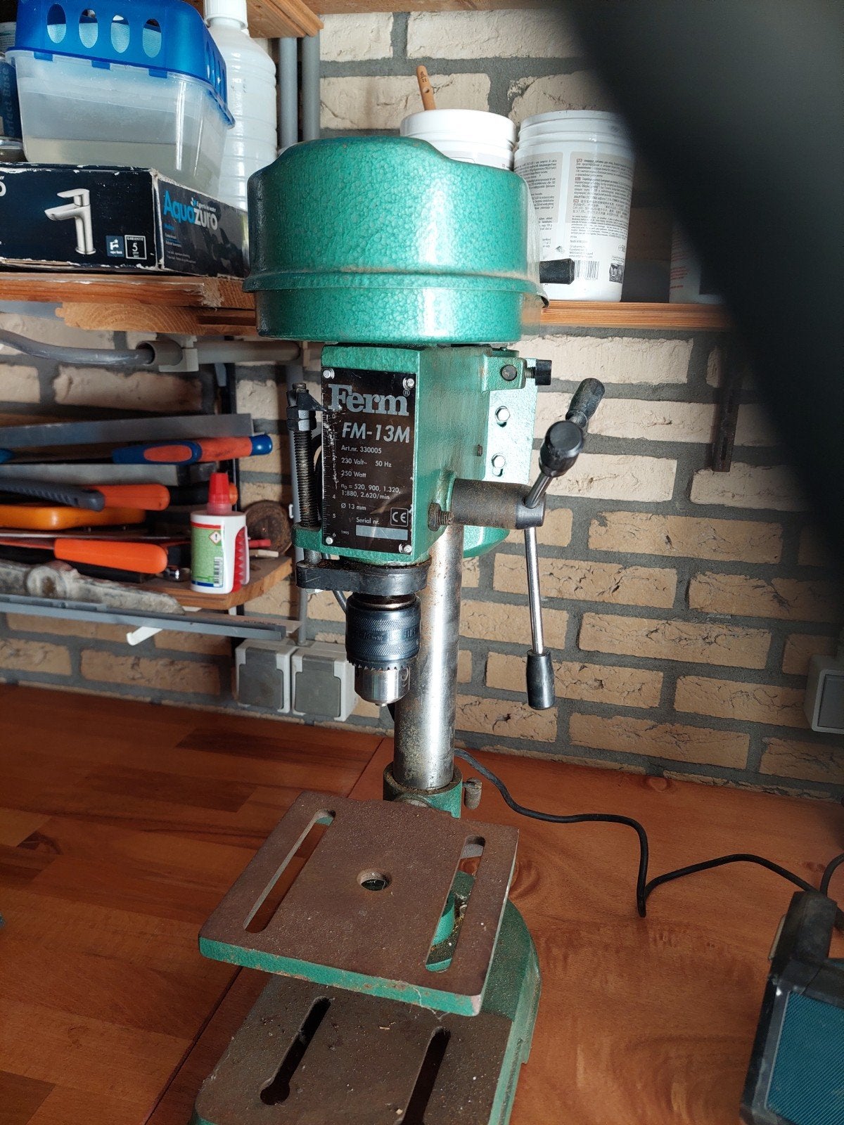 Ferm Kolomboormachine FM-13M, Doe-het-zelf en Verbouw, Ophalen, Gebruikt, Minder dan 400 watt, Kolomboormachine