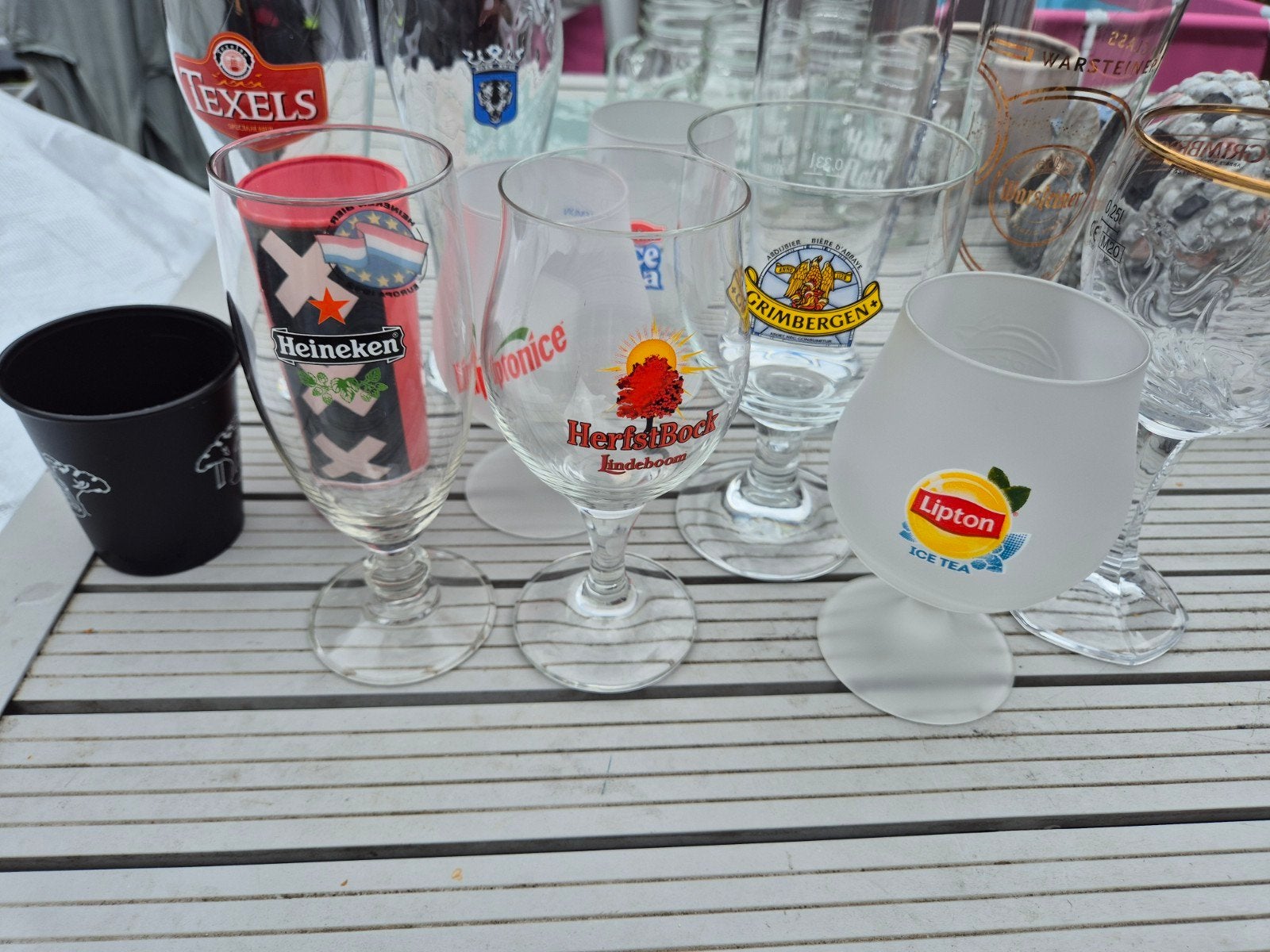 Diverse glazen collectie: bier, fris en meer, Ophalen, Zo goed als nieuw