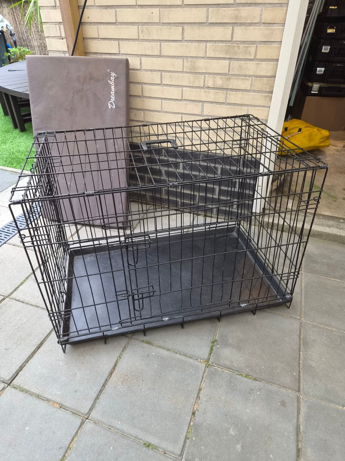 Te koop aangeboden honden bench, Ophalen, 75 tot 110 cm, Minder dan 65 cm