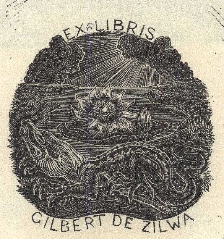 0346 Ex Libris Nederland : Thijs Mauve, 1938, Verzenden, Ex libris
