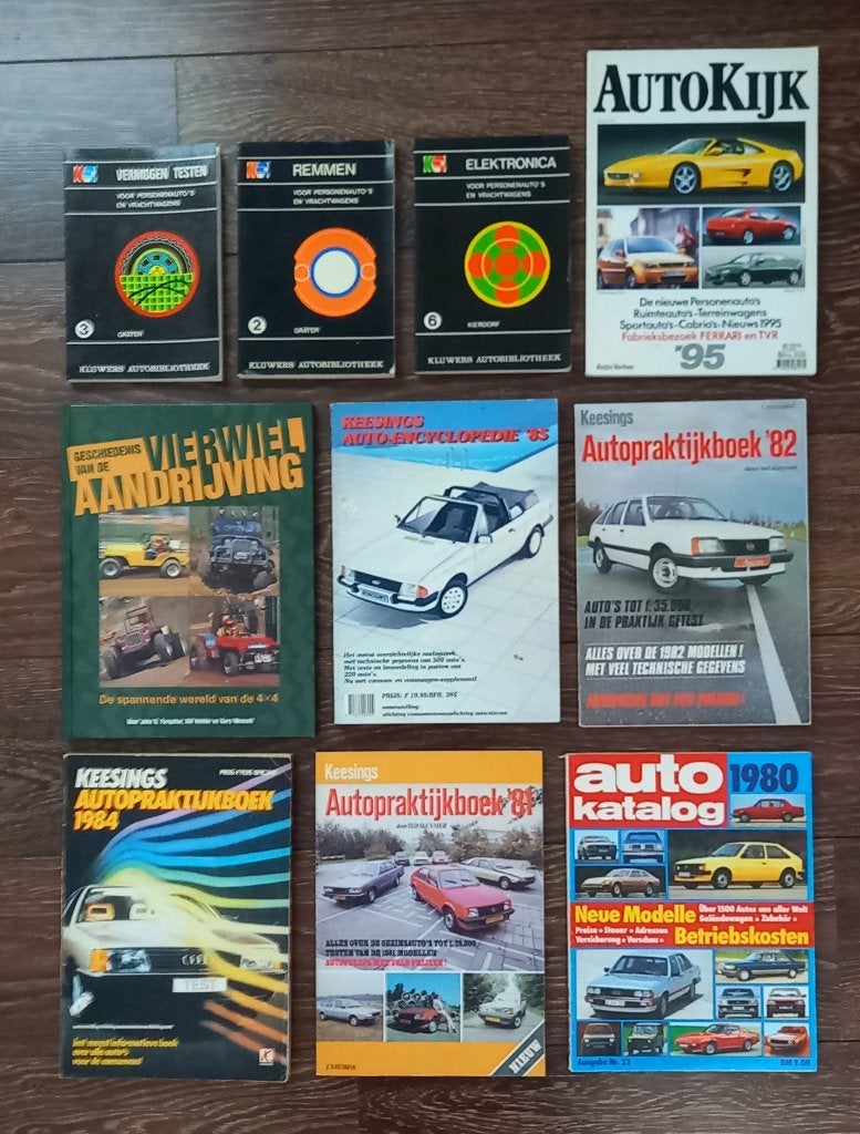 partij autoboeken in 1 koop, Ophalen of Verzenden, Gelezen, Algemeen