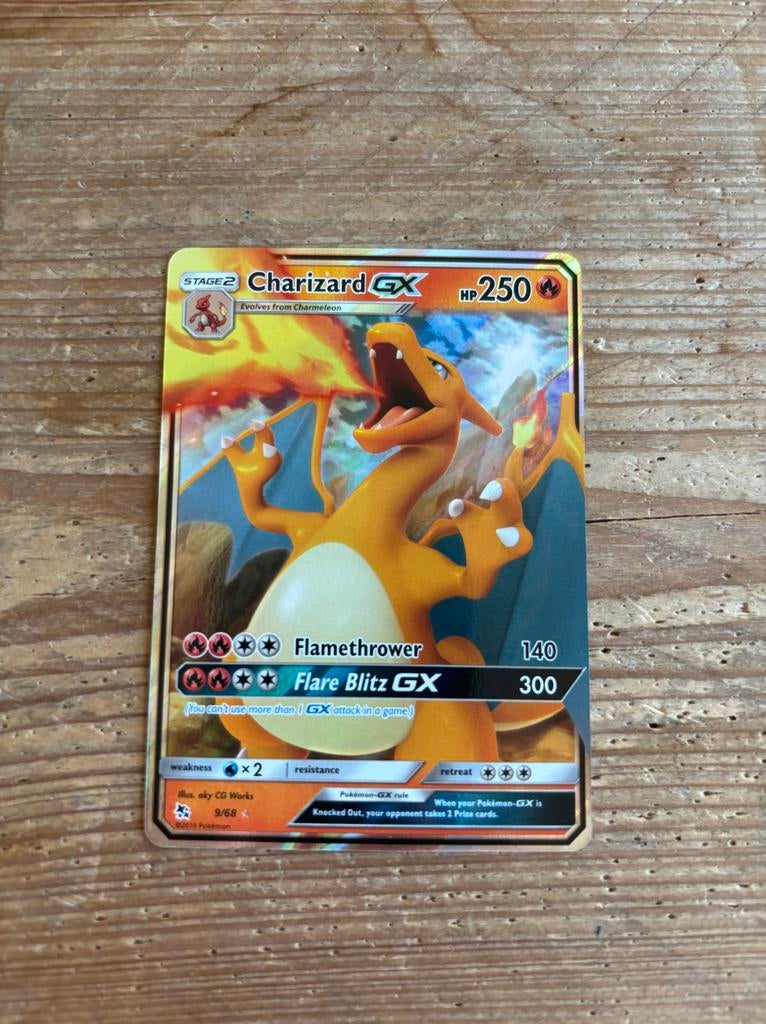 Charizard GX Hidden Fates Pokémon Kaart, Hobby en Vrije tijd, Verzamelkaartspellen | Pokémon, Ophalen of Verzenden, Zo goed als nieuw