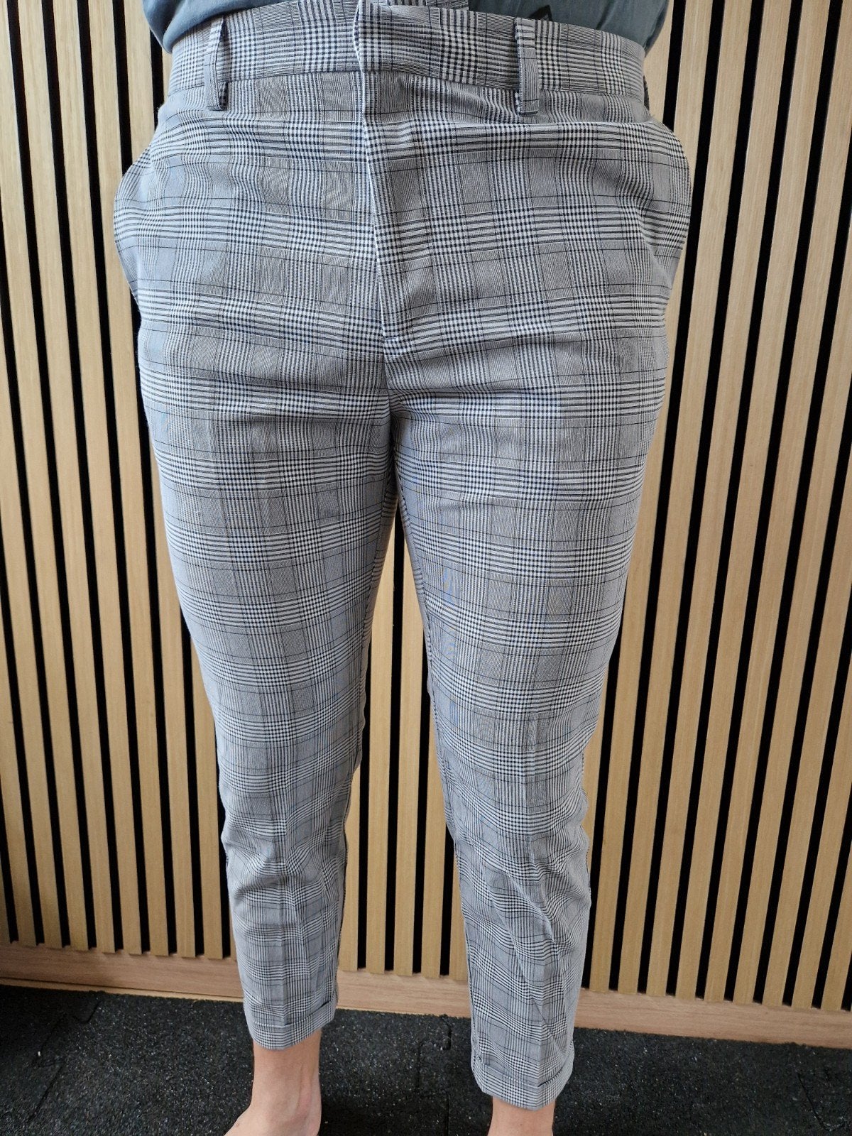 Grijze geruite pantalon Chasin' - Maat M, Kleding | Heren, Onbekend, Maat 48/50 (M), Ophalen of Verzenden, Zo goed als nieuw