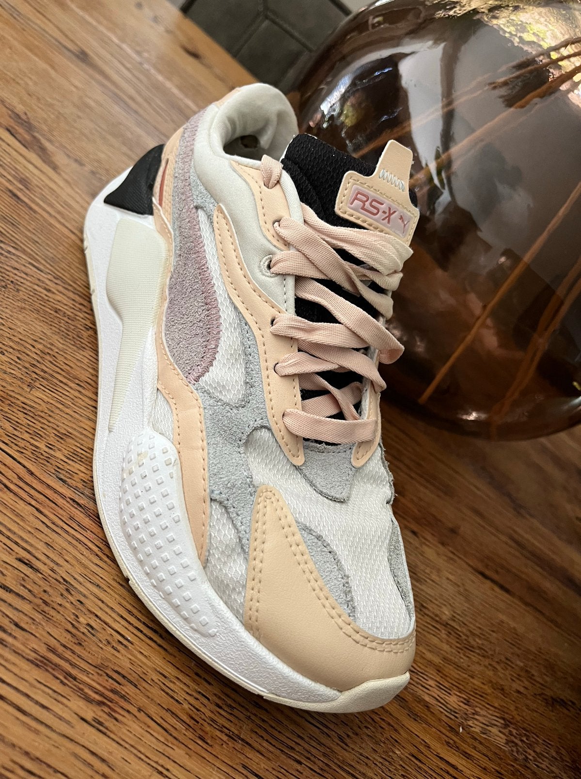 Hele nette, nagenoeg nieuwe PUMA RS-X dames maat 39, Ophalen of Verzenden, Zo goed als nieuw, Zwart, Sneakers of Gympen