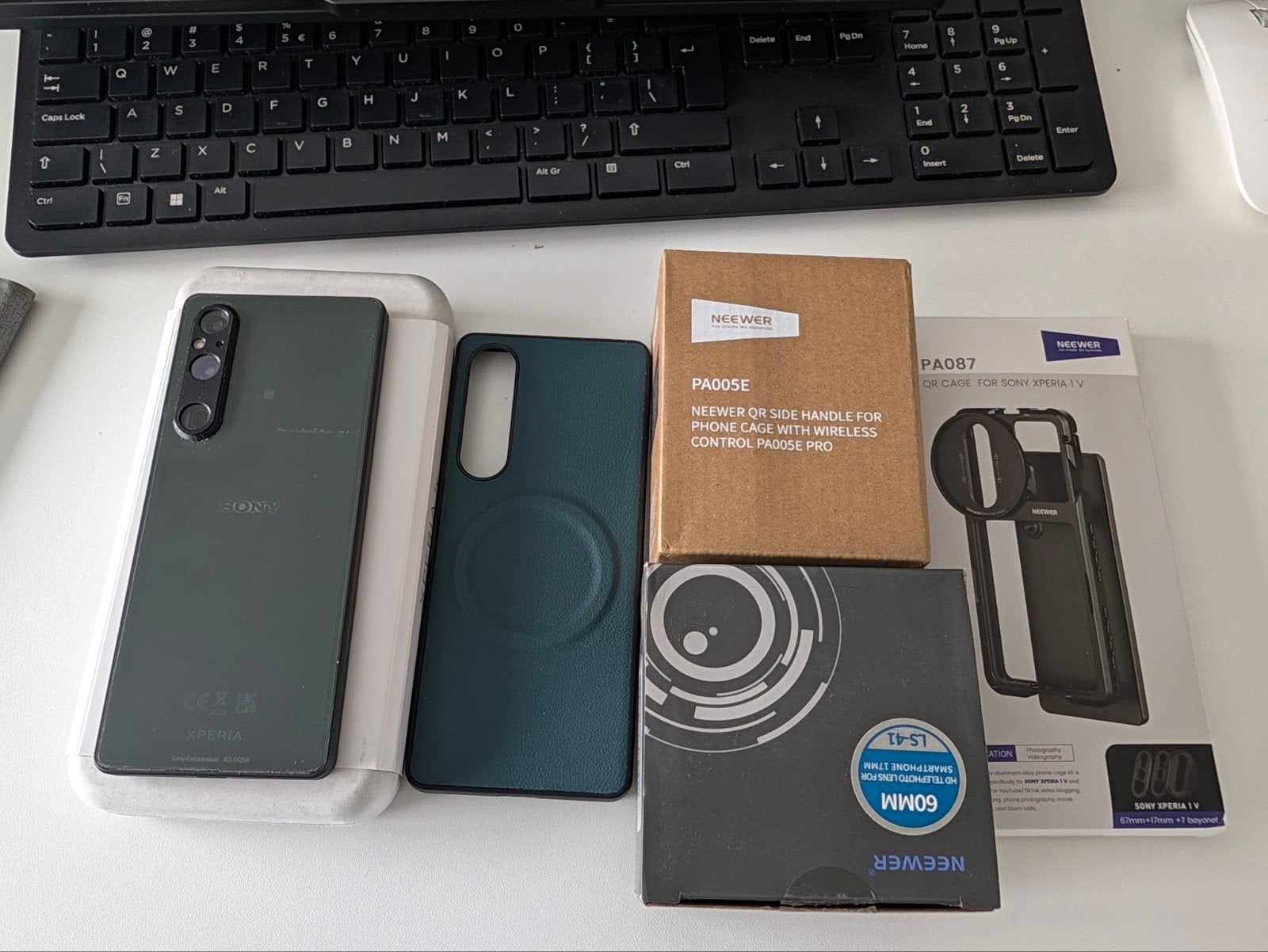 Sony Xperia 1 V met professionele fotografiekit, Ophalen of Verzenden, Zo goed als nieuw, Zonder simlock, Zonder abonnement