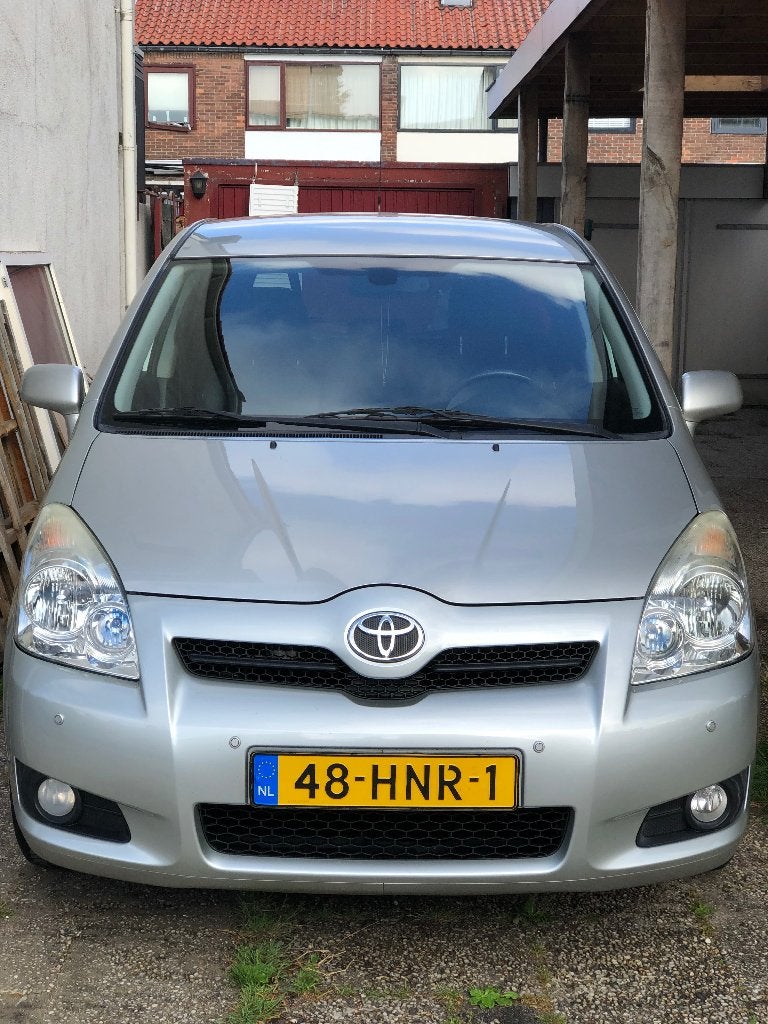Toyota Corolla Verso 1.8 Vvt-i AUT 7P 2009 Grijs, Lederen bekleding, Zwart, 4 cilinders, 129 pk