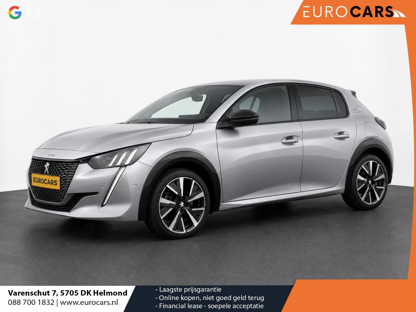 Peugeot 208 1.2 PureTech GT-line Automaat Navigatie Apple Ca, Gebruikt, Euro 6, 19 km/l, 1065 kg