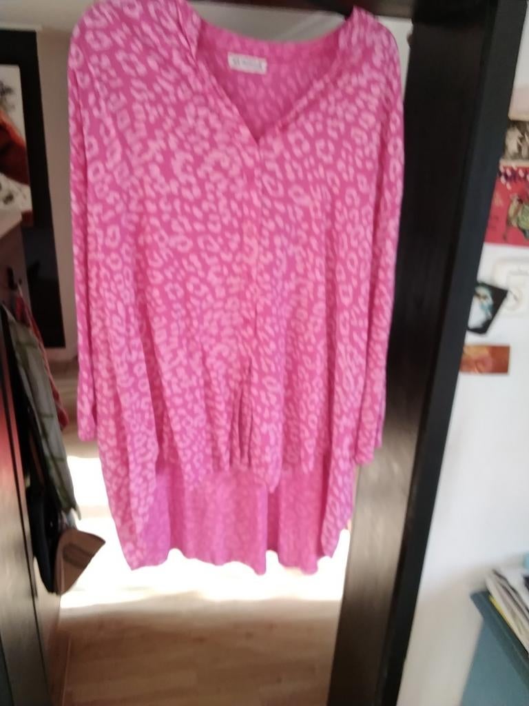 Leuke roze blouse maat L/XL 26 juni adv verlopen, Ophalen of Verzenden