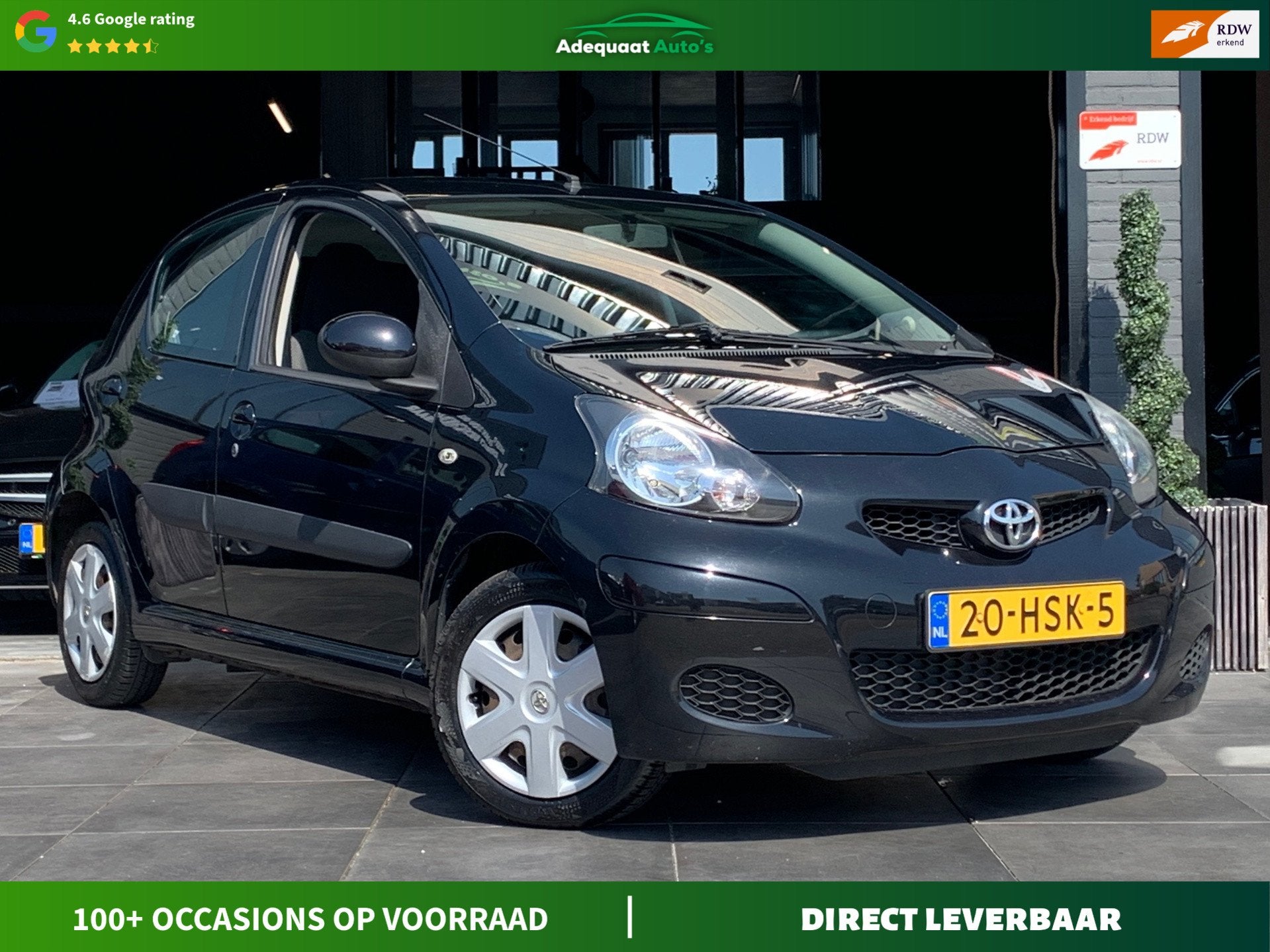 Toyota Aygo 1.0-12V|1e eig|NAP|Carplay|El.Ramen|Dealer OH, Auto's, Voorwielaandrijving, Stof, Gebruikt, Huisgarantie