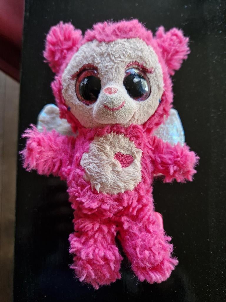 Gevonden: roze knuffel met een hartje op zijn buik, Ophalen, Zo goed als nieuw, Overige typen