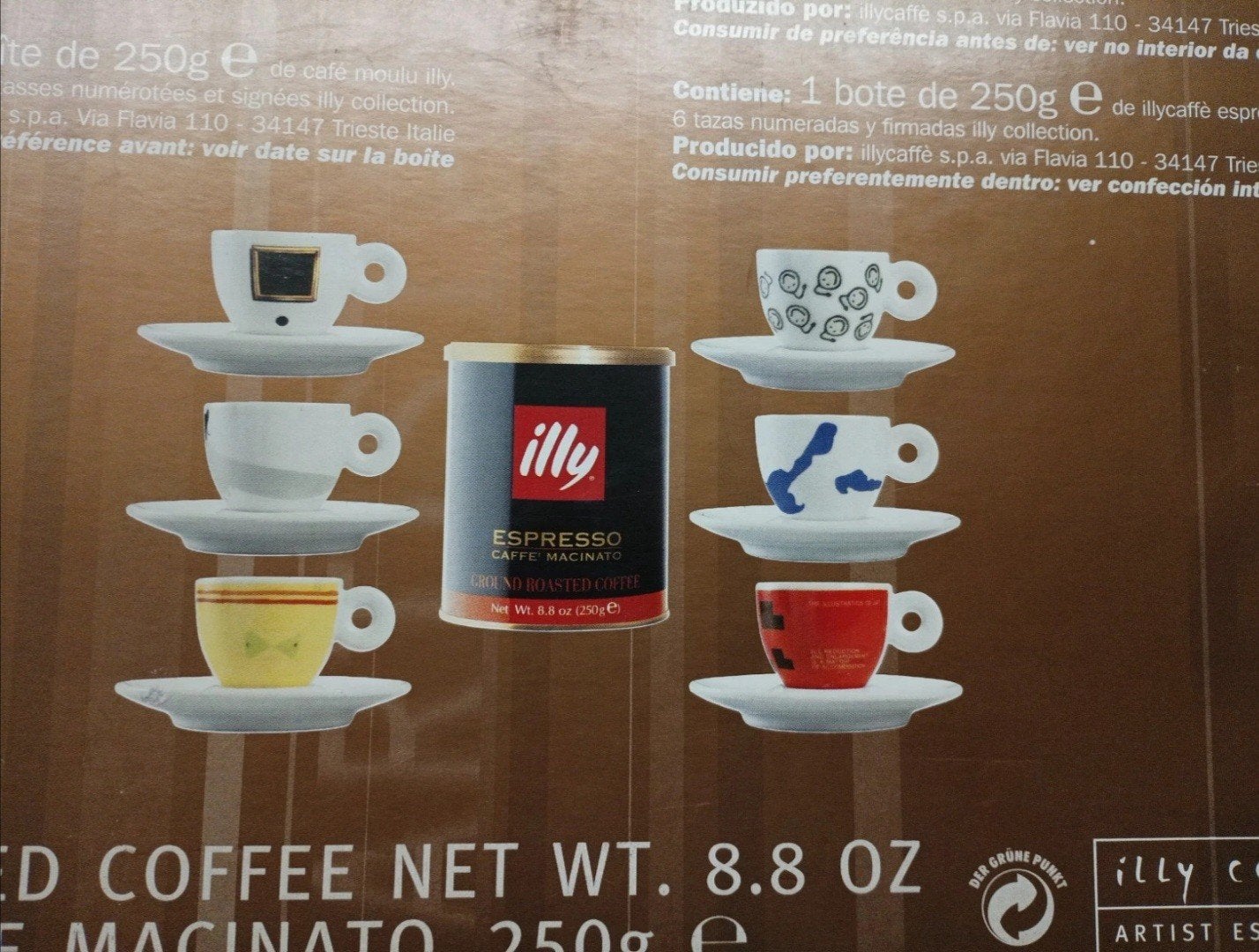 Illy espresso kopjes, Ophalen of Verzenden, Zegels, Bonnen of Punten